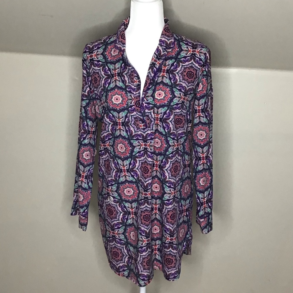 Victoria’s Secret Sleep Shirt Nightgown Paisley Size Small